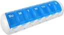 Ezy Dose Travel (7-Ημέρα) Χάπια, Ιατρική, Βιταμίνη Organizer Box 