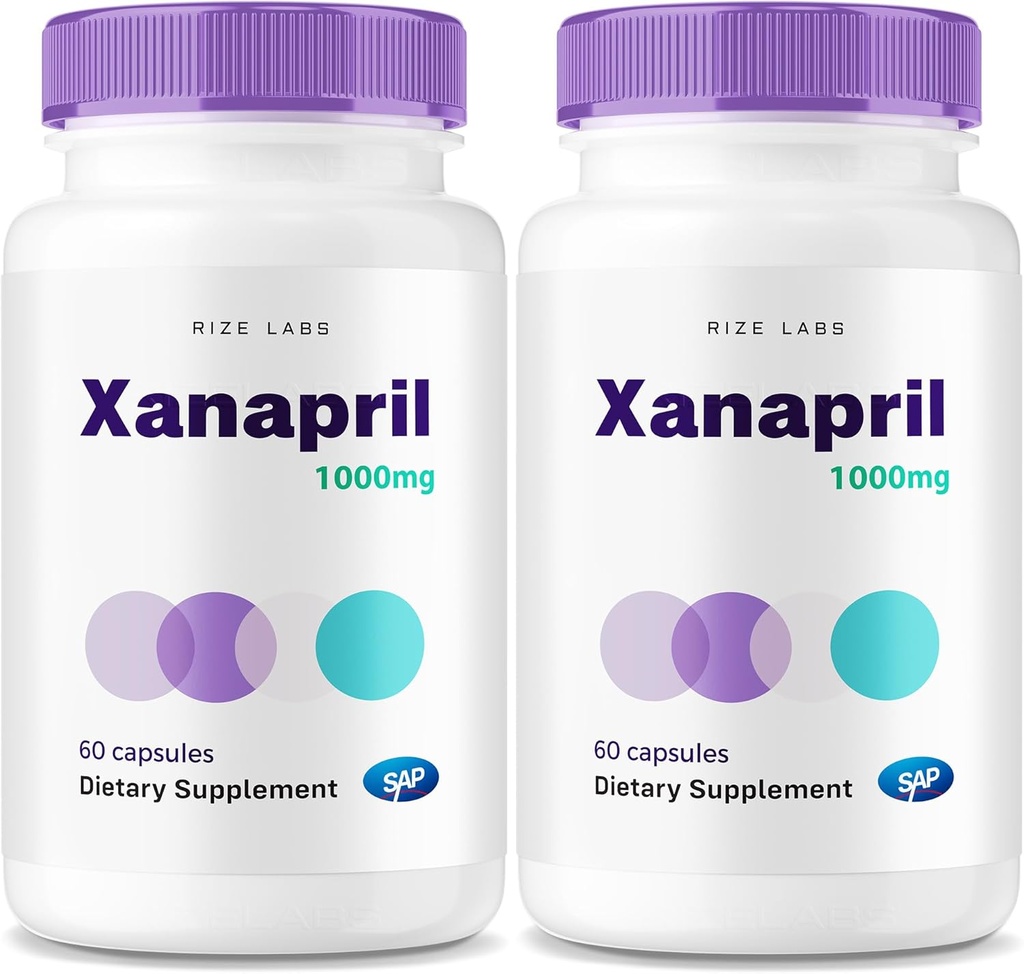 (2 Συσκευασία) Κάψουλες Xanapril, Xanapril για την καλύτερη φροντίδα ύπνου και εγκεφάλου, Xanapril Advanced Maximum Formula, Xanapril συμπλήρωμα βοτάνων, Xanapril Pastillas αναθεώρηση (120 κάψουλες)