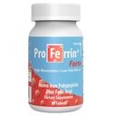 Proferrin Forte-12mg υψηλής απορρόφησης Heme Iron Polypeptide. Εύκολη για την κόγχη 90 δισκία. 1mg φολικό οξύ για να βοηθήσει στην παραγωγή ερυθρών κυττάρων αίματος. Δεν επηρεάζεται από καφέ, ασβέστιο, ή PPI του.