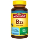 Nature Made Vitamin B12 1000 mcg, Συμπλήρωμα διατροφής για την υποστήριξη του μεταβολισμού ενέργειας, 90 Softgels, 90 Ημέρα προσφοράς