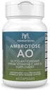 Mannatech Ambrotose AO 60 Κάψουλες Φορτωμένες w/ Βιταμίνη C και Βιταμίνη Ε. Βοηθά το Σώμα κατά των Ελεύθερων Ριζοσπαστών. Χωρίς γλουτένη, χωρίς γαλακτοκομικά και χορτοφαγικά συμπληρώματα υποστήριξης