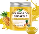 Organic Sea Moss Gel, (10OZ) Irish Seamoss Gel Made with Real Fresh Fruit,Gluten-Free&Vegan Friendly&Non-GMO Superfood with All Natural Essential Vitamins, Minerals (Pineapple)