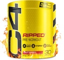 Cellucor C4 Rippped Preworkout Punch Φρούτων Σκόνης - Createine Free + Sugar Free Preworkout Συμπλήρωμα Ενέργειας για άνδρες και γυναίκες - 150mg καφεΐνη + Beta Alanine + απώλεια βάρους - 30