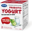 VIVO Probiotic Γιαούρτι Starter / Φυσικό (5 κουτιά. 10 μπουκάλια) Κάνει μέχρι 30 λίτρα γιαούρτι.