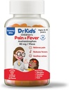 Dr. Kids Παιδικός πόνος και πυρετός Gummy Bite - Μασώμενο Acetaminophen για παιδιά Ηλικίες 2-11, Προ-Μέτρα μαλακά μάσημα για πονοκέφαλο, πονόλαιμο, κρύο και γρίπη, πορτοκαλί βανίλια γεύση, 24 κόμης (πακέτο του 1)