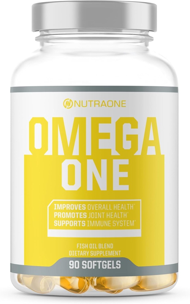 OmegaOne Omega-3 Fish Oil Συμπλήρωμα από NutraOne (90 500mg Fish Oil Hills)