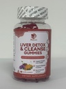 Lukaree Liver Cleanse Detox & Επισκευή Gummies - Γάλα Thistle Silymarin, Dandelion, εκχύλισμα Artichoke & Elderberry - Χωρίς ζάχαρη, σμέουρο άρωμα - 180 κόμης