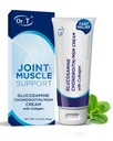 Dr. T Glucosamine Chondroitin Cream - Premium Formula with MSM and Collagen for Joint and Muscle Disfort - Διατηρεί Κοινή Δύναμη, Ευελιξία & Μυική Κινητικότητα - 4.23 oz / 120g (1 Συσκευασία)