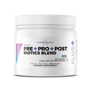Livingood Daily Pre Pro Post Biotics Blend Powder, Digestive Health Supplement with Prebiotics from Organic Blue Agave Inulin, SBO Probiotics, Probiotics for Women & Men, Non GMO, Vegan, 30 Servings