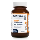 Μεταγονική Ultra Potent- C 500 - Συμπλήρωμα βιταμίνης C με φυματίωση για την υποστήριξη του ανοσοποιητικού, Αντιοξειδωτική Άμυνα & Σχηματισμός κολλαγόνου - Απαλό, Στομαχόφιλα, Μη- ΓΤΟ, Χωρίς Γλουτένη - 90 δισκία
