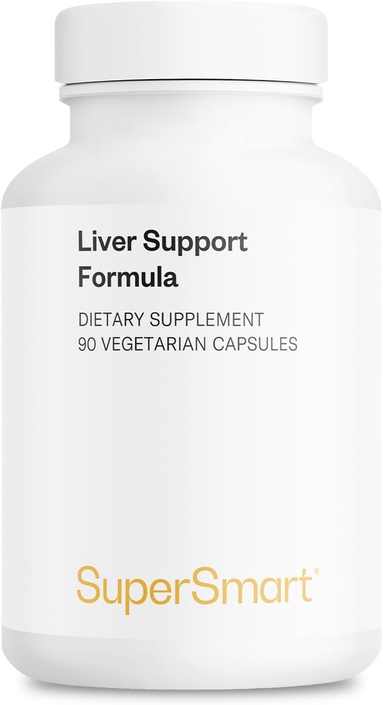Supersmart - Liver Support Formula (Advanced Formula) - με Silymarin Milk Thistle, L-Μεθειονίνη, Μειωμένη Γλουταθειόνη, Picrorhiza Kurroa, Artichoke 