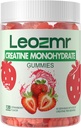 Creatine Monohydrate Gummies 5000mg για άνδρες και γυναίκες, Chewables Creatine Monohydrate Supplement (120 Count)- Φράουλα 120 Gummies