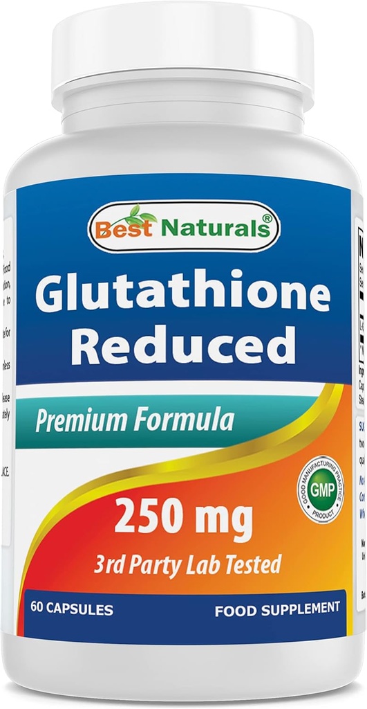 Best Naturals L- Glutathion 250 mg 60 Καψάκια
