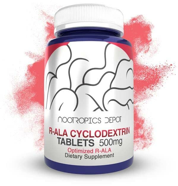 Nootropics Depot R- ALA Cyclodextrin Complex Tablets 