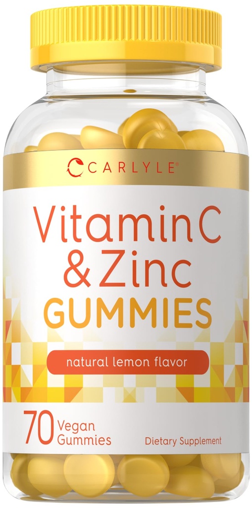 Carlyle Βιταμίνη C και Gummies ψευδάργυρου 