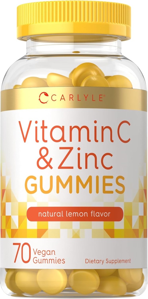 Carlyle Βιταμίνη C και Gummies ψευδάργυρου 