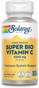 SOLARAY Super Bio Bufered Vitamin C 1000mg, Two-Stage, Timed Release Βιταμίνη C με Bioflavonoids, συμπλήρωμα ανοσοποίησης - Υψηλή απορρόφηση, Vegan, 60 Ημέρα Εγγύηση, 30 Σερβιέτες, 60 VegCaps