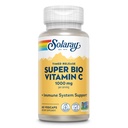 SOLARAY Super Bio Bufered Vitamin C 1000mg, Two-Stage, Timed Release Βιταμίνη C με Bioflavonoids, συμπλήρωμα ανοσοποίησης - Υψηλή απορρόφηση, Vegan, 60 Ημέρα Εγγύηση, 30 Σερβιέτες, 60 VegCaps