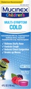 Mucinex Children's Multi-Symptom Cold Relief Liquid- Relieves Stuffy Nose, Chest Congestion, Cough & Mucus, Expectorant & Cough Suppressant with Dextromethorphan, Guaifenesin, Phenylephrine, 4 oz.