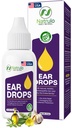 Erbaid Natural Ear Drops for Ear Infection – Homeopathic Eardrops for Adults, Kids, Baby, & Pets – Relieves Ear Aches, Swimmer's Ear, & Loosens Wax – Kids Safe Ear Health Made in USA