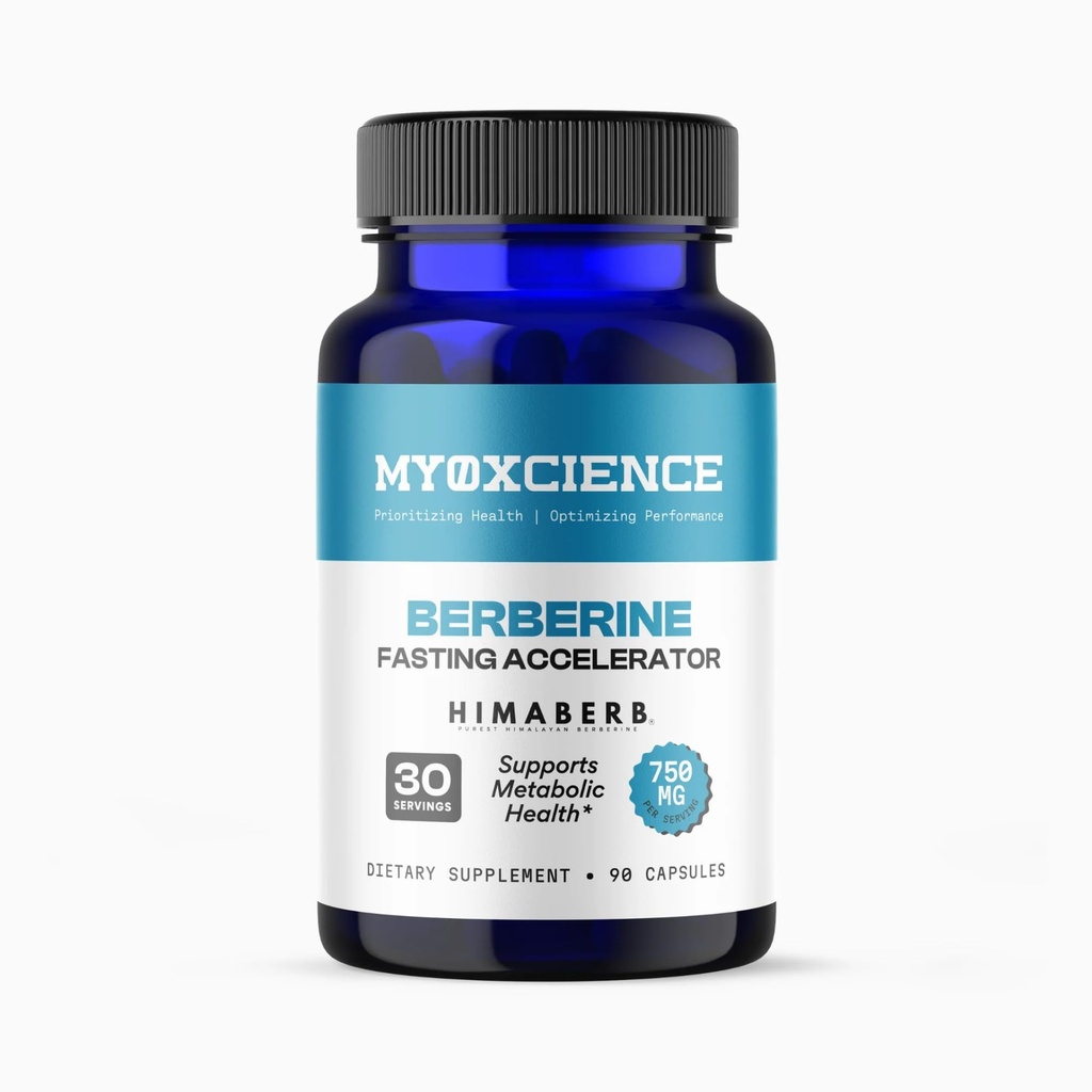 MYOXCIENCE Berberine Fasting Accelerator | Himaberb Berberine HCL with ALA (Alpha Lipoic Acid) and Biotin (90 Capsules)