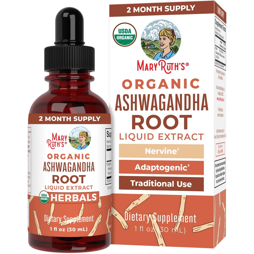 MaryRuth Organics Ashwagandha Root 