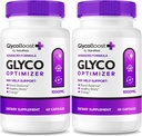 NutraRize (2 Pack) GlycoBoost - Official Glyco Boost Blood Support Formula, All Natural Capsules for Healthy and Stable Levels, GlycoBoost Blood Vessel Cleaner, Glyco Boost Optimizer (120 Capsules)