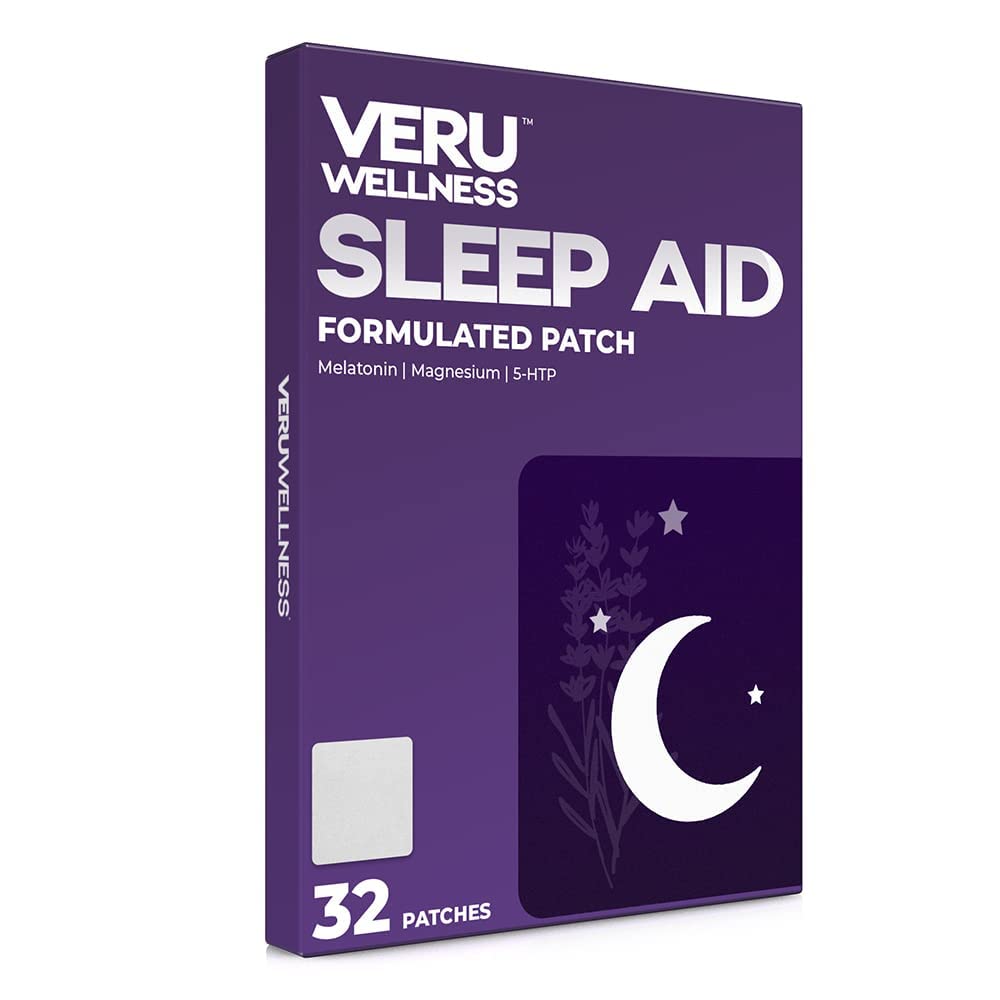 Natural Sleep Patch - Περιέχει μελατονίνη, 5-HTP & μαγνήσιο - Tranquil Sleep & Jet lag - Fall Asleep Γρηγορότερα – Sleep Patch για ενήλικες - Άνετο & εύκολο στην εφαρμογή