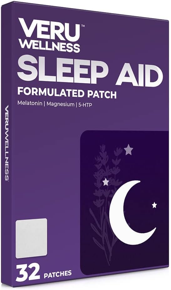 Natural Sleep Patch - Περιέχει μελατονίνη, 5-HTP & μαγνήσιο - Tranquil Sleep & Jet lag - Fall Asleep Γρηγορότερα – Sleep Patch για ενήλικες - Άνετο & εύκολο στην εφαρμογή