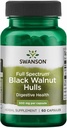 Swanson Black Walnut Hulls 500 Milligrams 60 Κάψουλες