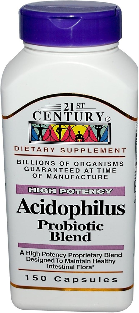 21ος αιώνας, Acidophilus, προβιοτικό μείγμα, 150 κάψουλες