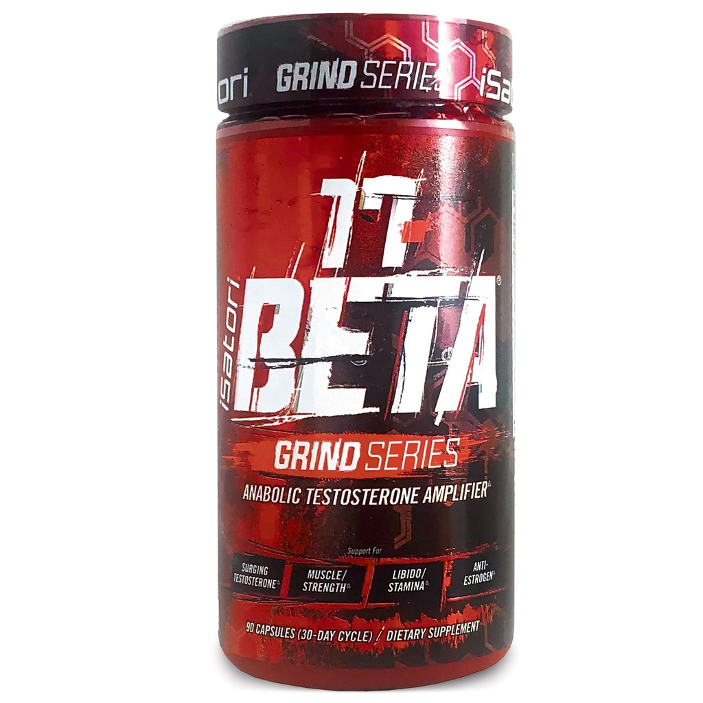 iSatori 17-Beta Anabolic Testosterone Booster, for Muscle Growth, Strength & Stamina, Test Boost Amplifier & Estrogen Blocker for Men with DHEA, Fenugreek Seed Extract, 90 Capsules