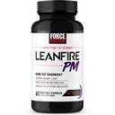Force Factor LeanFire PM Χάπια απώλειας βάρους για γυναίκες & άνδρες, Fat Burner & Overnight Χάπια απώλειας βάρους για να κάψει λίπος, ενίσχυση του μεταβολισμού, βελτίωση του ύπνου, ισχυρή φόρμουλα για απίστευτα αποτελέσματα, 60 κάψουλες