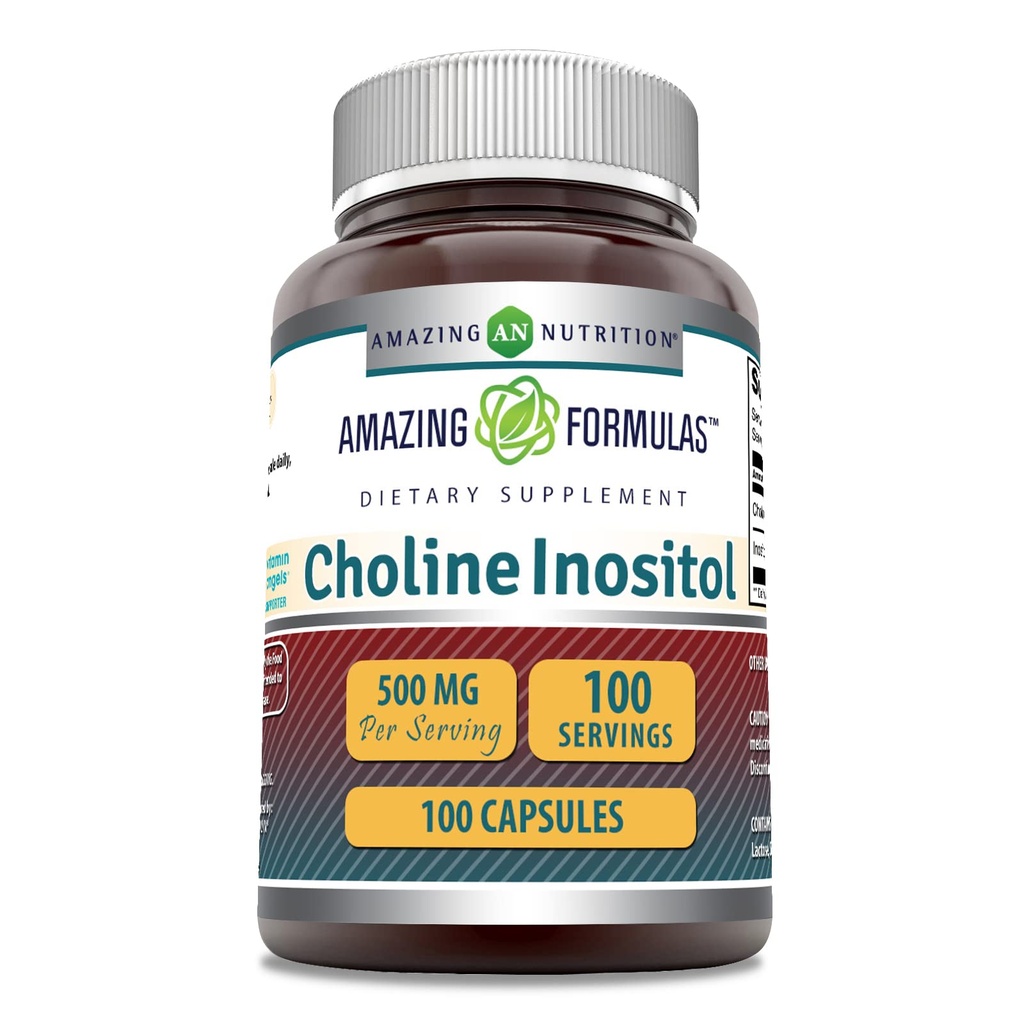 Amazing Formulas Choline & Inositol 500 Mg συμπλήρωμα 