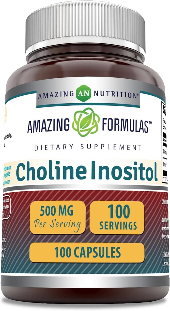 Amazing Formulas Choline & Inositol 500 Mg συμπλήρωμα 