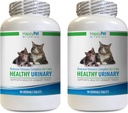 Cat Bladder Health Food - CAT Healthy Urinary Complex - UTI Solution - Φυσική Φόρμουλα - Cranberry Cat Treats - 2 Φιάλες (180 δισκία)