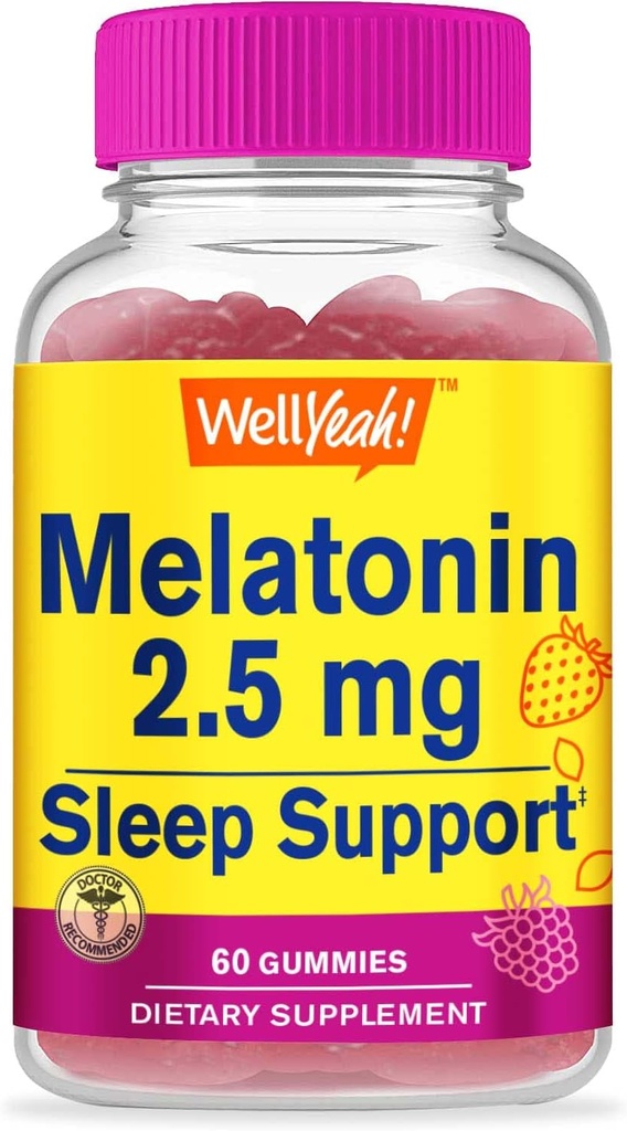 WellYeah 2,5mg Μελατονίνη Gummies - 60 κόμης