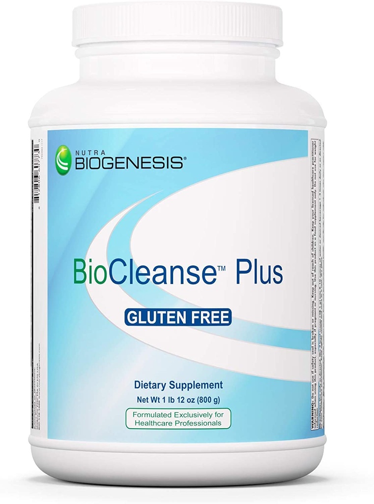 Nutra BioGenesis BioCleanse Plus - Ανοσοποιητικό & Αντιοξειδωτικό συμπλήρωμα για γυναίκες & άνδρες με γαϊδουράγκαθο γάλακτος, βιταμίνες, ορυκτά, 12g Vegan Protein Per Serving - 1 lb 9.7 oz