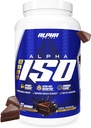 Alpha Supps ISO, Low Carb 100% Whey Protein Isolate Powder, 25 Grams Per Serving, Helps Support Muscle Growth, Low Sugar and Gluten Free (Chocolate Cake, 2 lb)