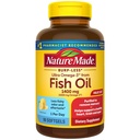 Nature Made Burp Less Ultra Omega 3 Fish Oil Supplements, 1400mg Fish Oil Omega 3 Συμπληρώματα ως Esters Αιθυλεστέρας για Υγιή Εγκέφαλος των ματιών Υποστήριξη, Ένα ανά ημέρα, 90 Softgels