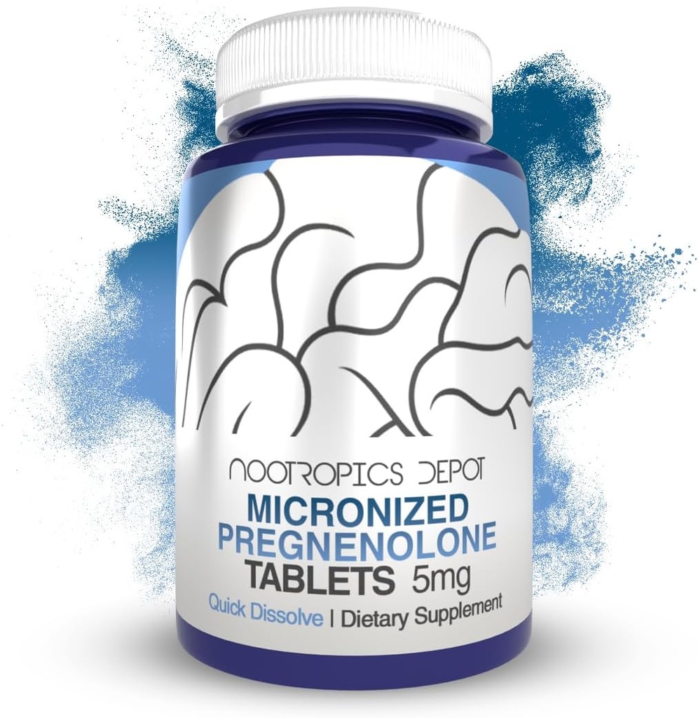 Nootropics Depot Pregnenolone Quick Dissolve Tablets 