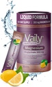 Vaily® Liquid Magnesium Supplement 300 mg - Ενισχυμένη Απορρόφηση, Υγεία Καρδιάς & Οστών - Helps Calm Restful Sleep - Υγρό Μαγνήσιο Διγλυκινικό για Ενήλικες - Λεμόνι Γεύση,30PK