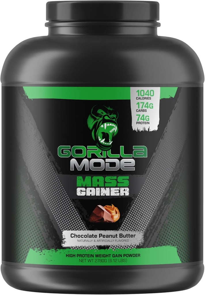 Gorilla Mind Mass Gainer (Σοκολικό Φυστικοβούτυρο) – 70g πρωτεΐνη 