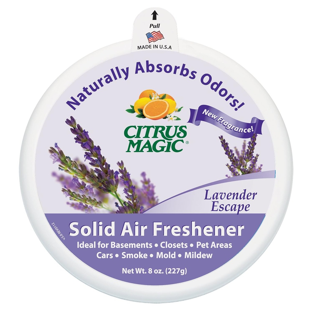 CITRUS MAGIC Solid Odor Abs Λεβάντα, 8 OZ