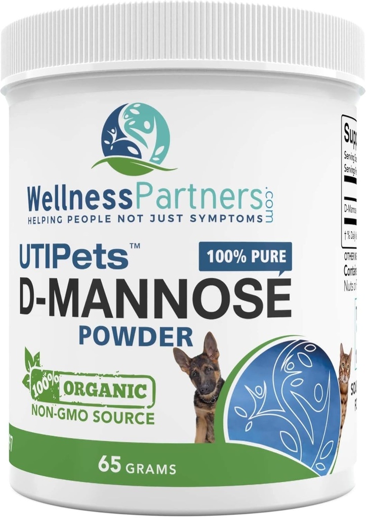 UTI Κατοικίδια ζώα Pure D-Mannose μη ΓΤΟ οργανικά πηγάζει σκόνη 65gram βάζο