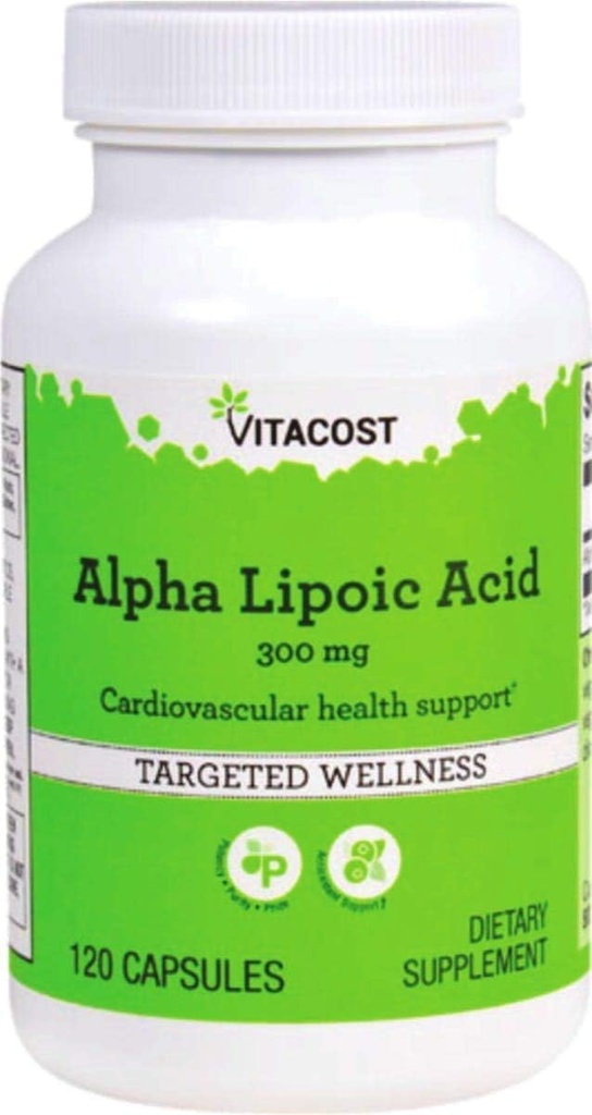Vitacost Alpha Lipoic Acid - 300 mg - 120 Capsules