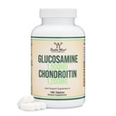Glucosamine Chondroitin Triple Strength (1.500mg Glucosamine Sulfate, 1.200mg Chondroitin) 180 Tablets, Δίμηνη προσφορά (Συμπλήρωμα κοινής υποστήριξης) Χωρίς γλουτένη, Μη ΓΤΟ από Διπλό Ξύλο