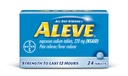 Δισκία Aleve με Νάτριο Naproxen, 220mg (NSAID) Πόνο Reliever/Fever Reducer, 24 Count, Blue