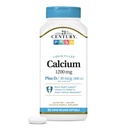 21ος αιώνας Calcium Plus D3 Liquid Filled Softgel, 1200 mg, 90 Count