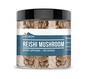Earthborn στοιχεία Reishi Mushroom 200 κάψουλες, καθαρό & μη αραιωμένο, χωρίς πρόσθετα